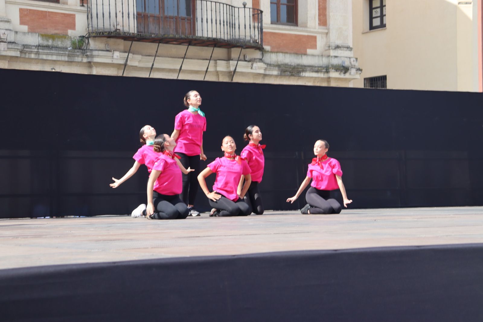 'Flashmob' en La Corredera por el Día Internacional de la Danza