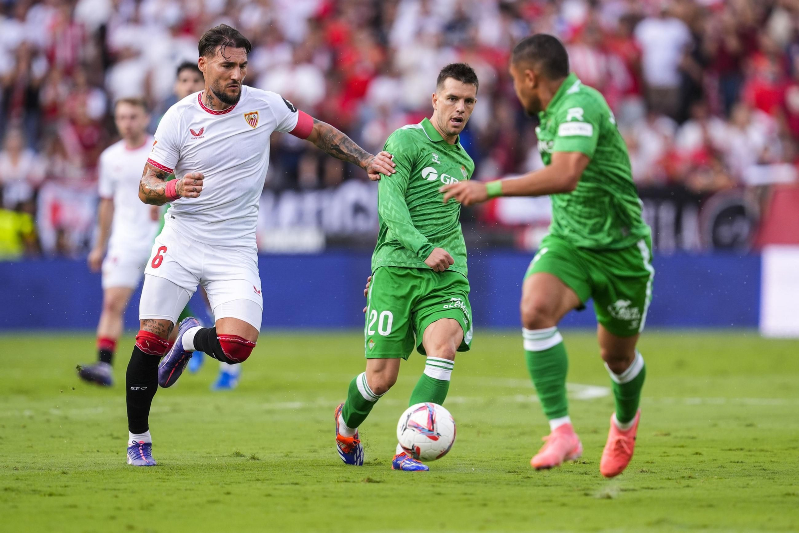 El derbi Sevilla-Betis, en imágenes