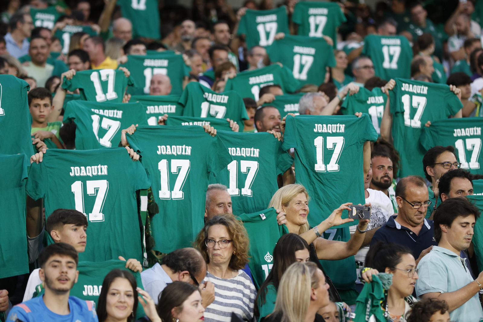 Las imágenes del partido de despedida de Joaquín