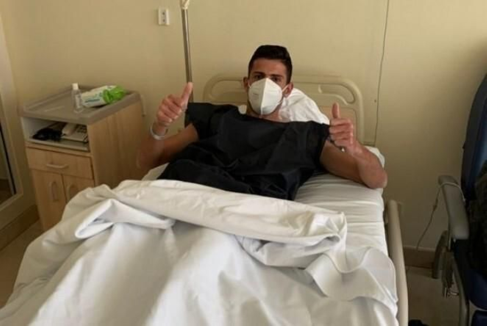 Pablo Chavarría pasó por el quirófano en Madrid