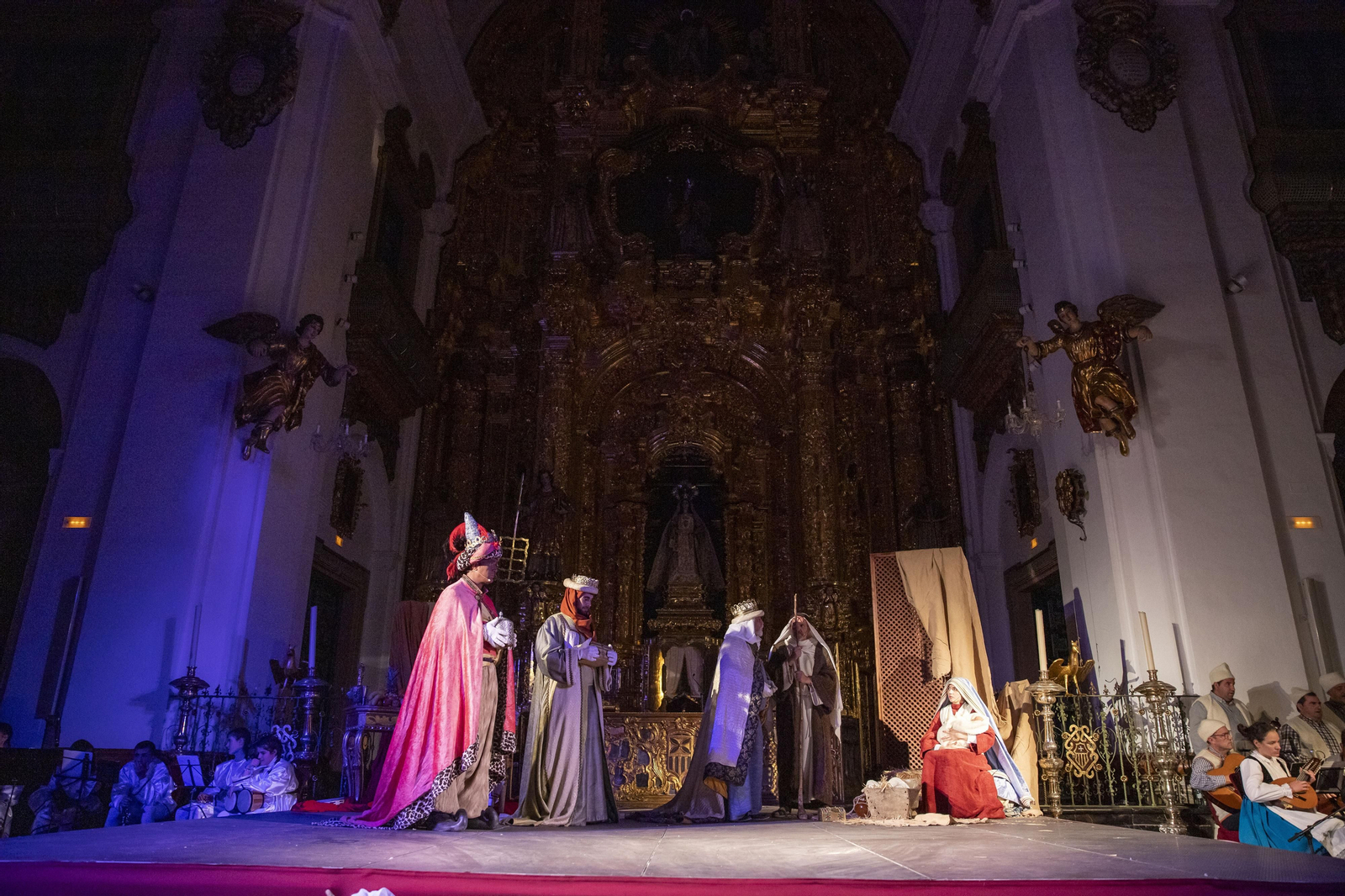 La representación de 'Los coloquios de la infancia de Jesús’ de Alcaracejos, en imágenes
