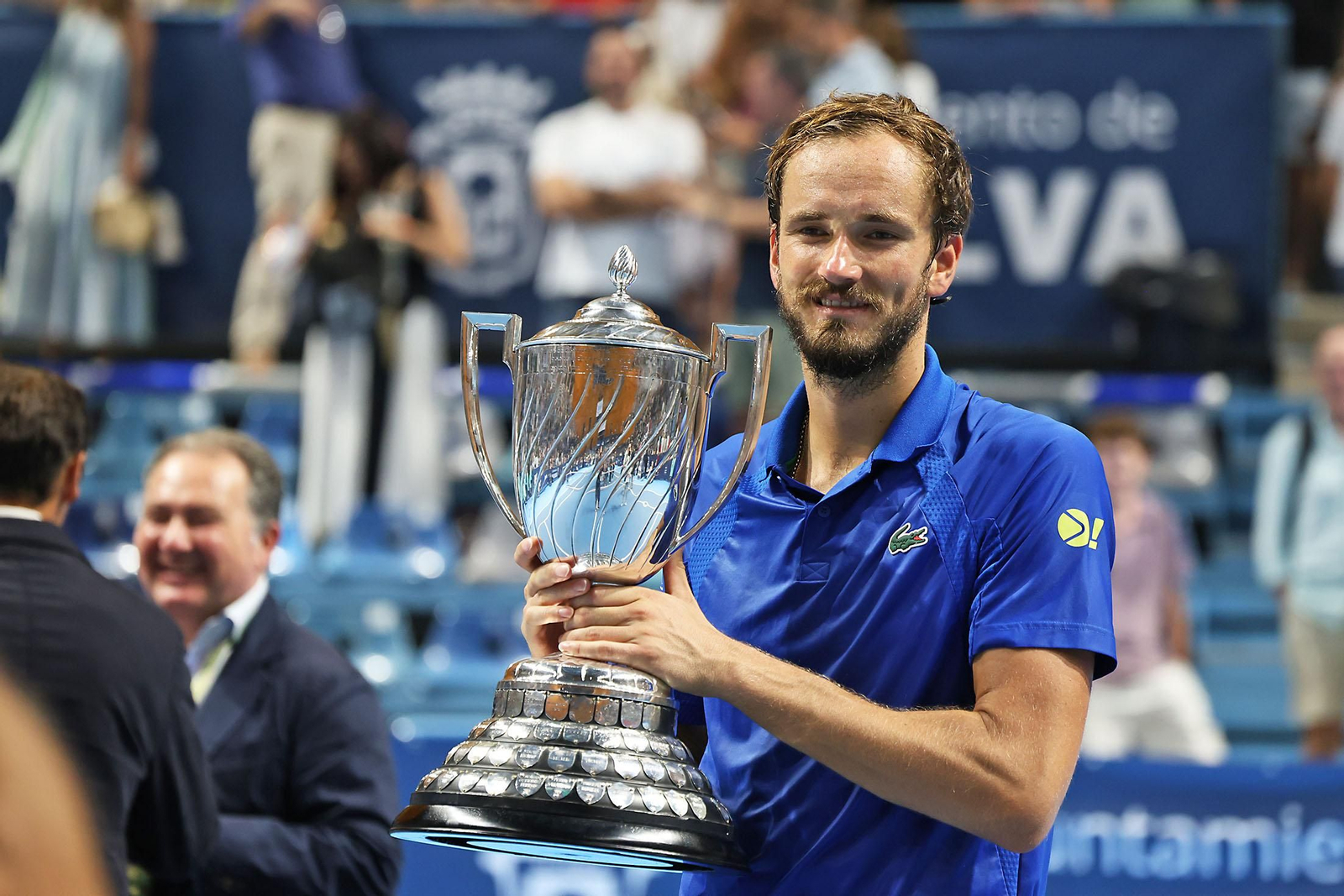 Imágenes de la final masculina de la Copa del Rey de tenis entre Daniil Medvedev y Alejandro Davidovich
