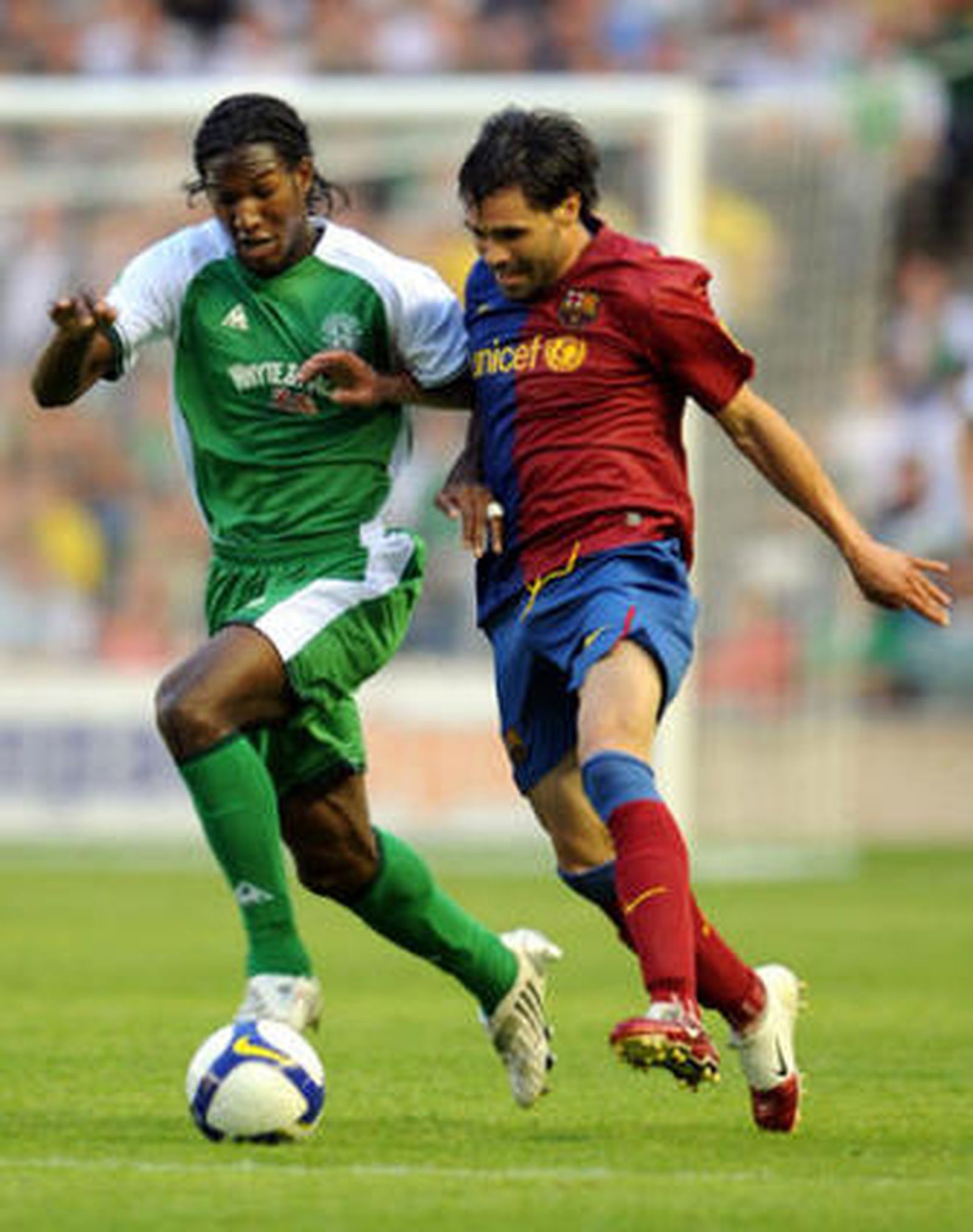 David Córcoles, de azulgrana.