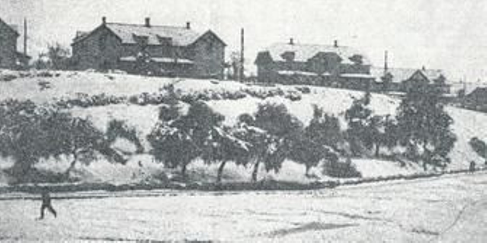 Barrio Obrero nevado.