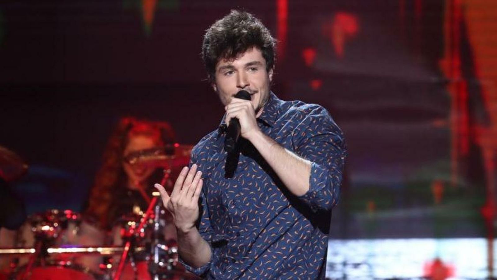 Miki Núñez durante una actuación en 'Operación Triunfo'.