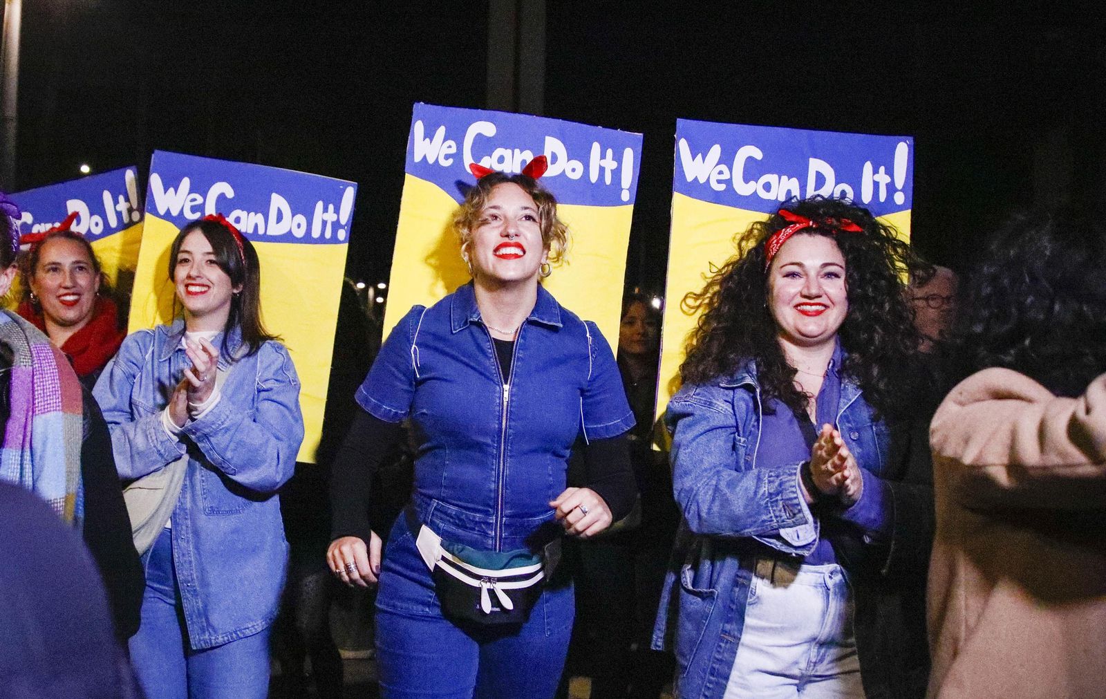 Las imágenes de la manifestación realizada por Asamblea Feminista 8M en Almería