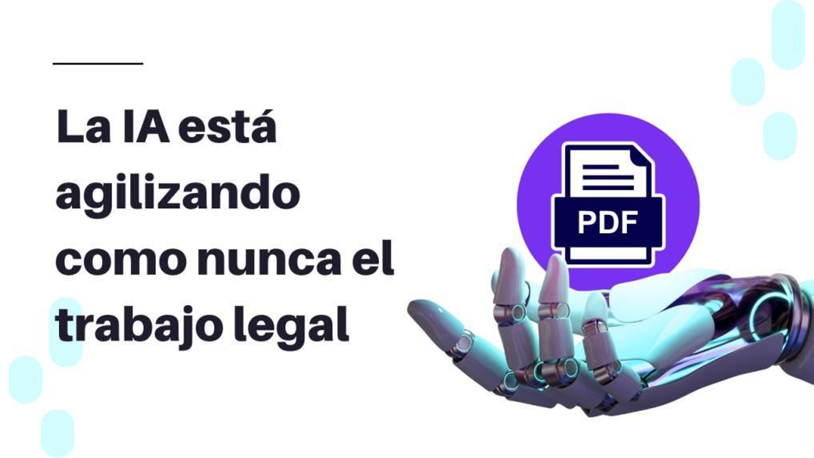 La IA está agilizando como nunca el trabajo legal