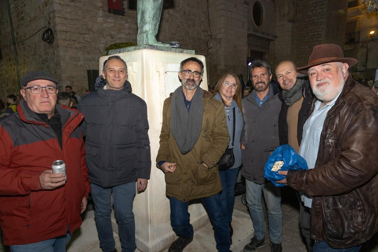 Encendido de la lumbre institucional con motivo de la festividad de San Antón