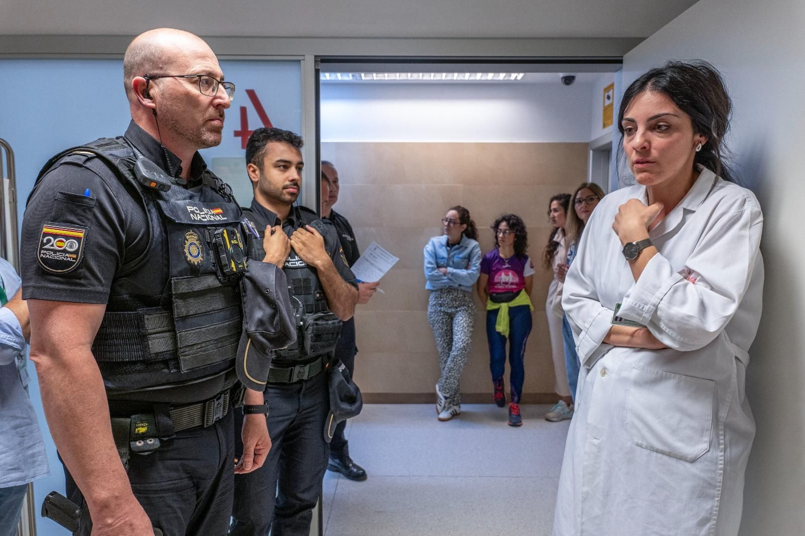 Simulacro de agresión.