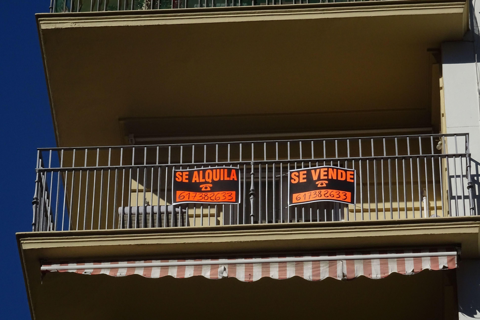 Una vivienda en alquiler.