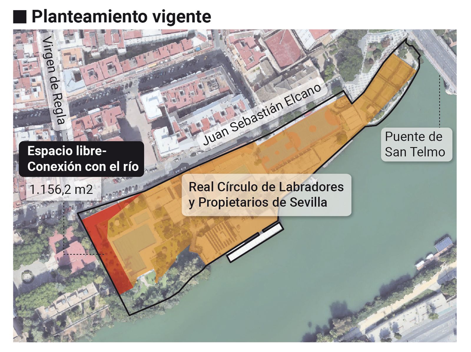 Planteamiento vigente. Fuente: Gerencia de Urbanismo