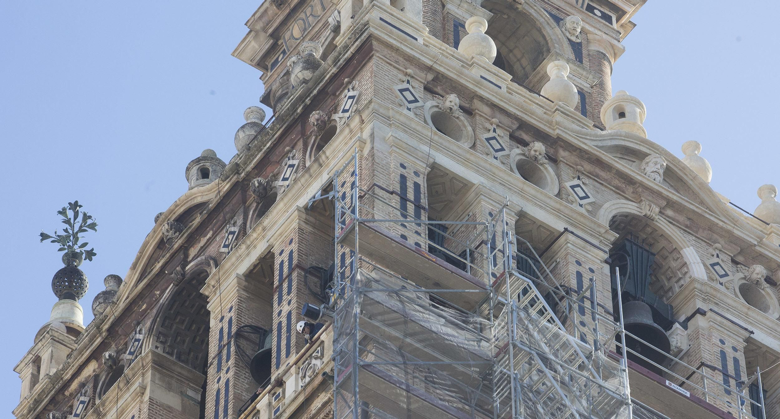Trabajos de restauración en la Catedral.