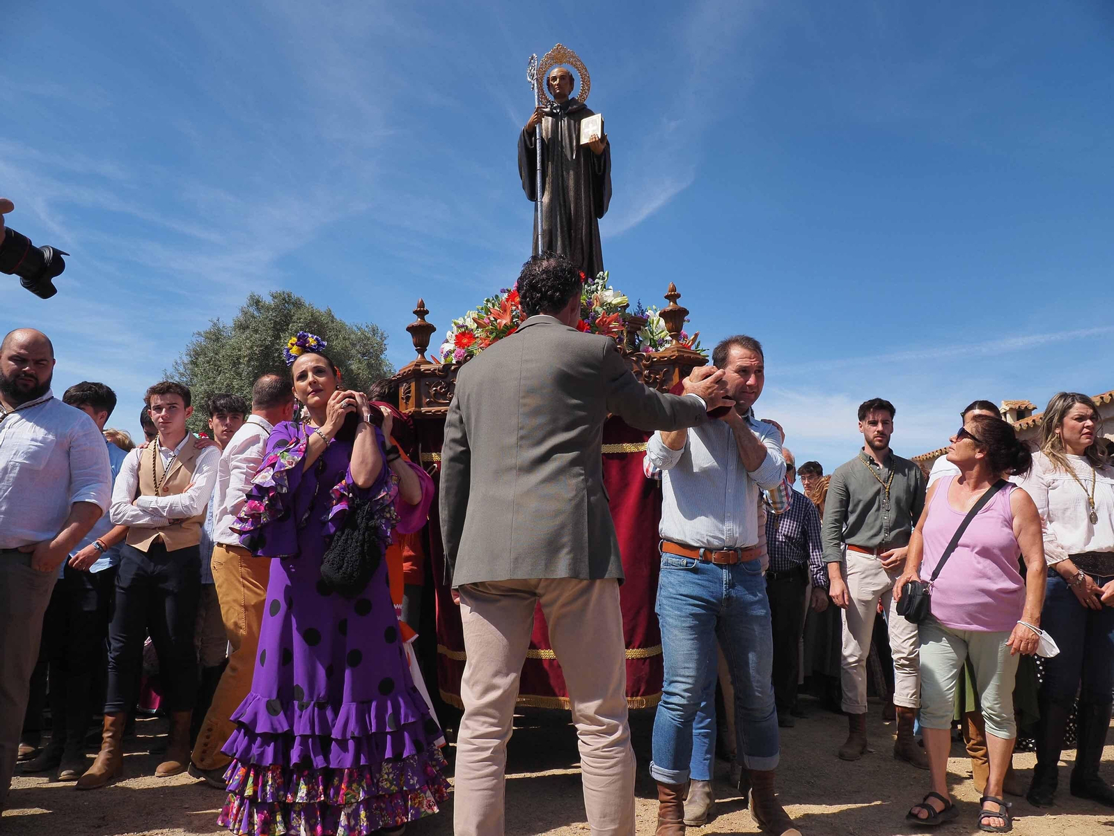 Así es la Romería de San Benito Abad del Cerro de Andévalo en imágenes