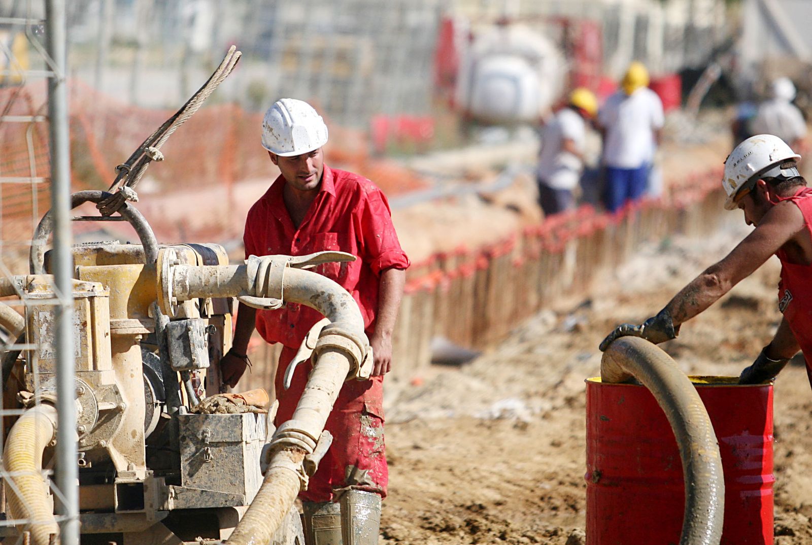 Trabajadores de la construcción
