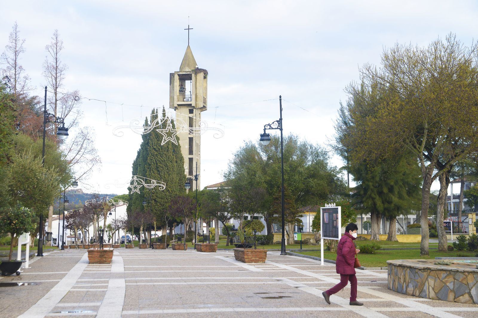 Primer día de colegio y  de alerta de grado 4 en Castellar