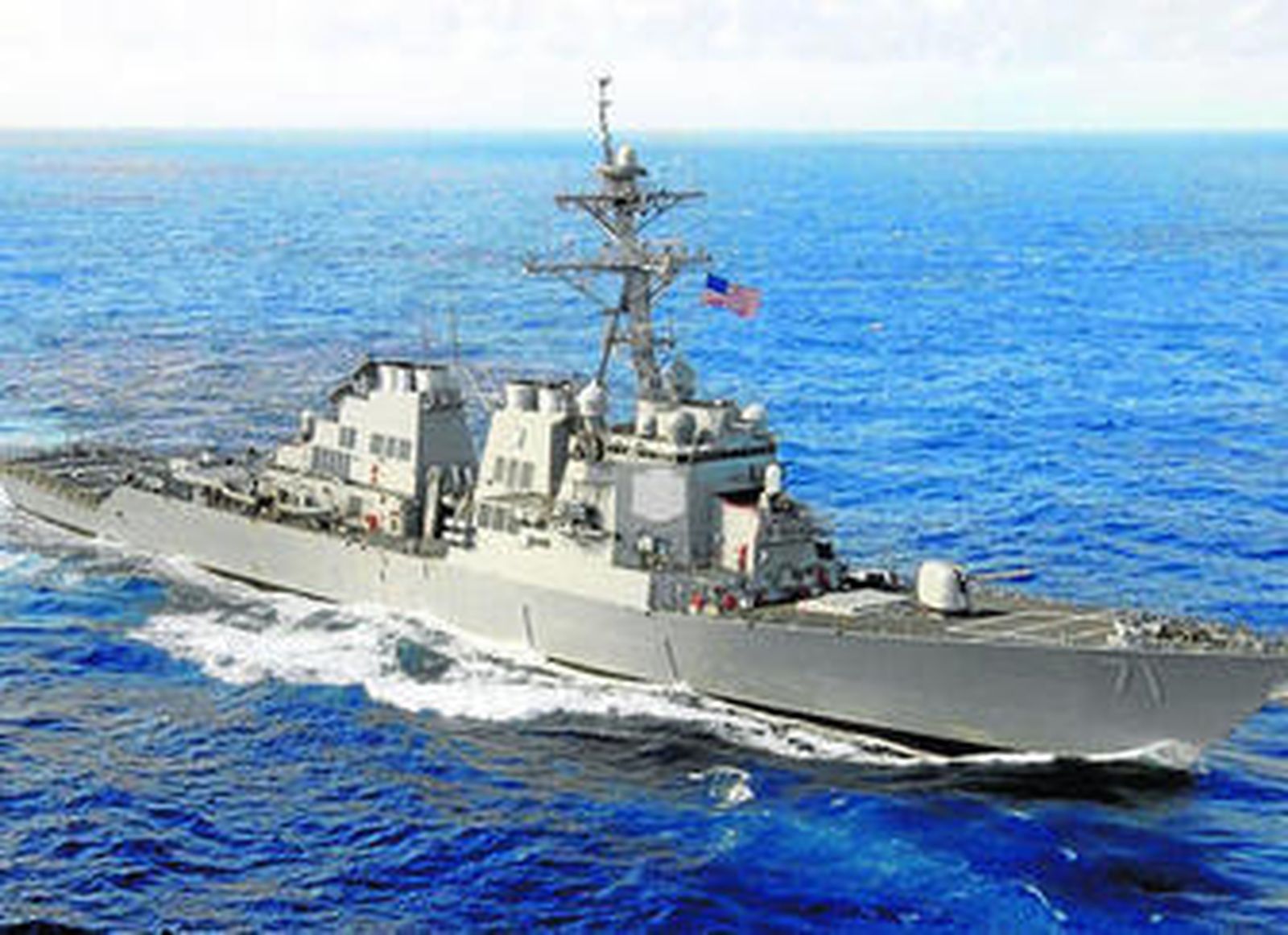 Imagen del 'USS Ross', uno de los buques que llegará a la Base de Rota.