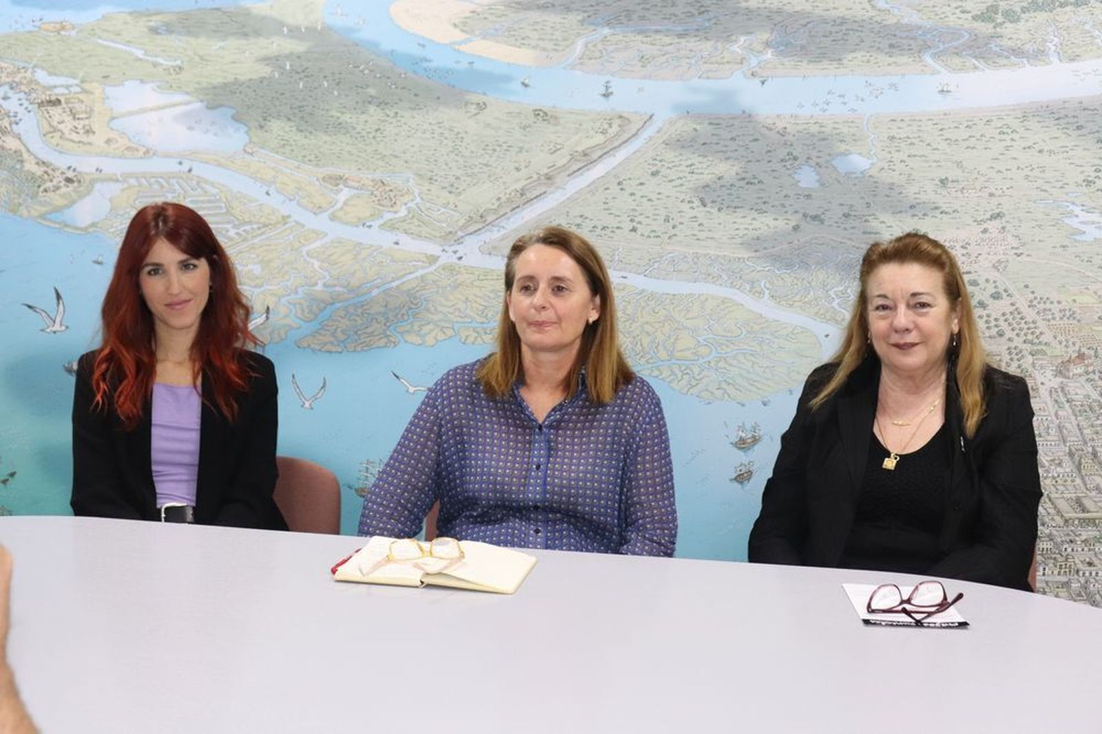 Nazaret Ramírez, Aurora Salvador y Pilar Manjón.