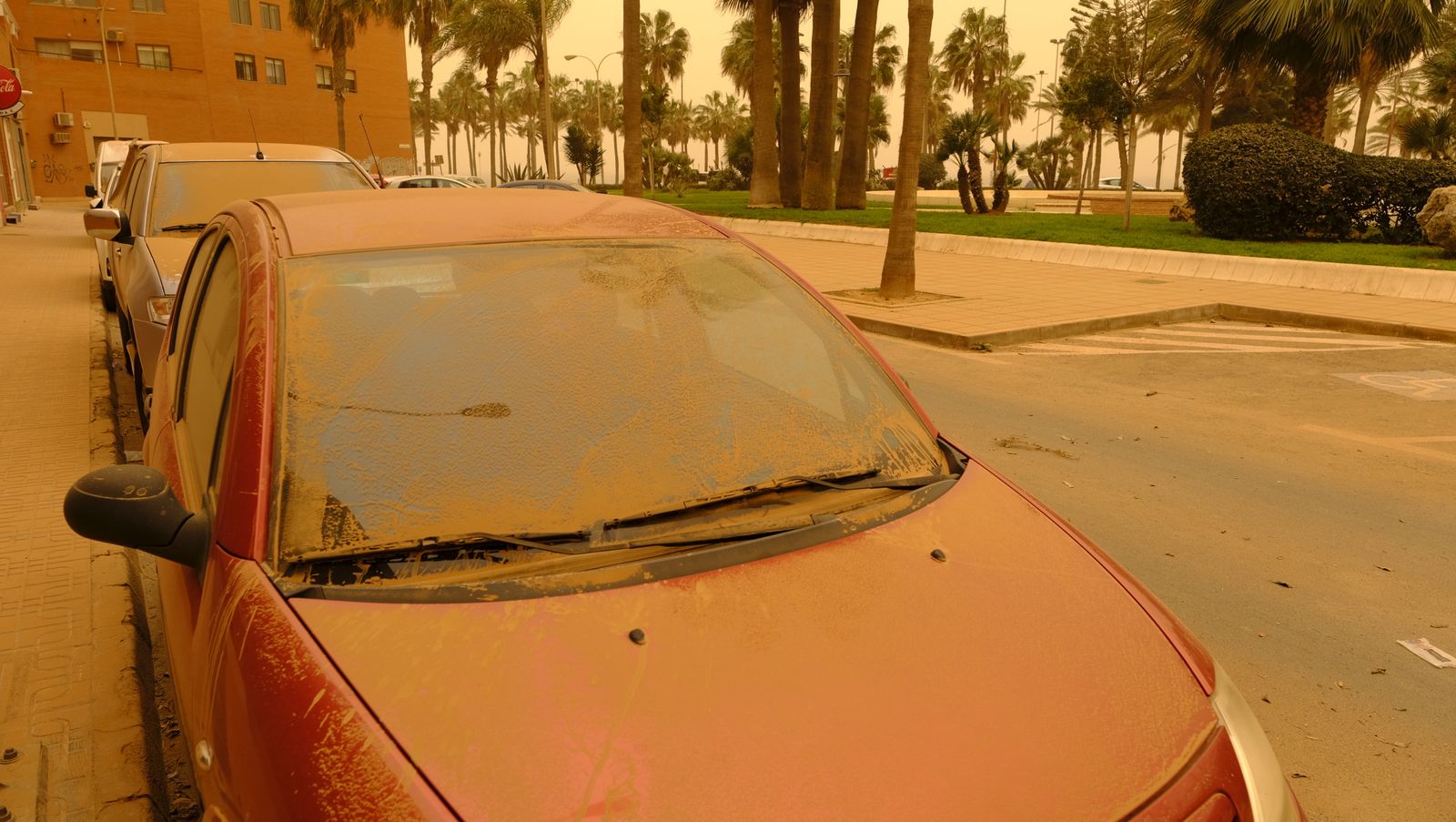 Fotogalería de la tormenta de arena y polvo en Almería
