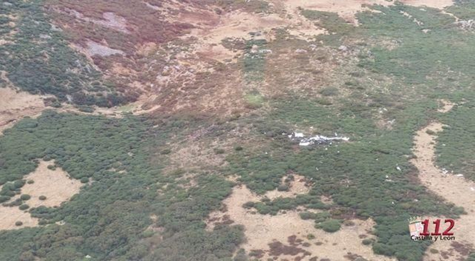 Lugar del accidente de la avioneta del piloto sevillano