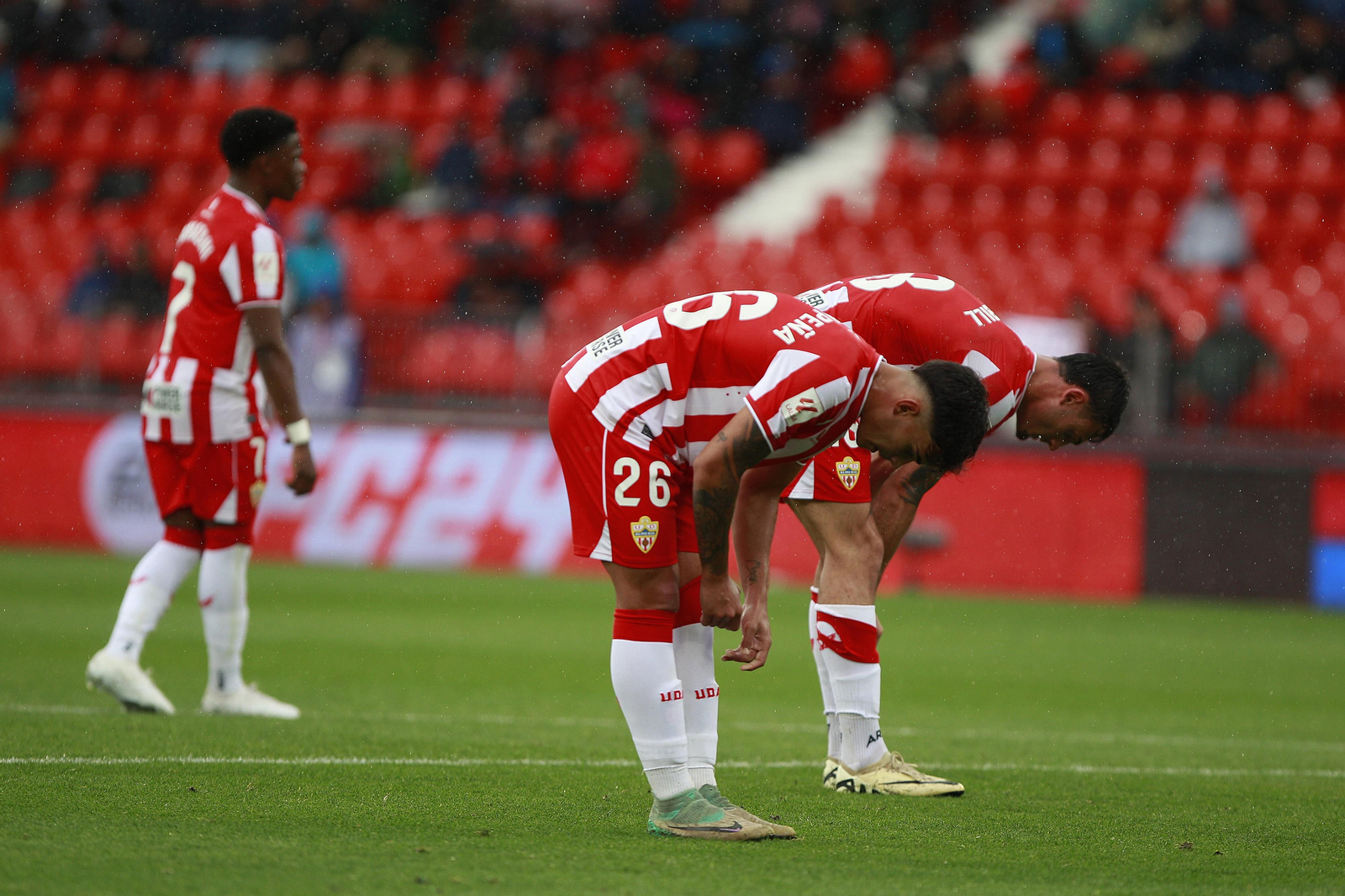 Las mejores imágenes del partido de fútbol U.D. Almería-C.A. Osasuna
