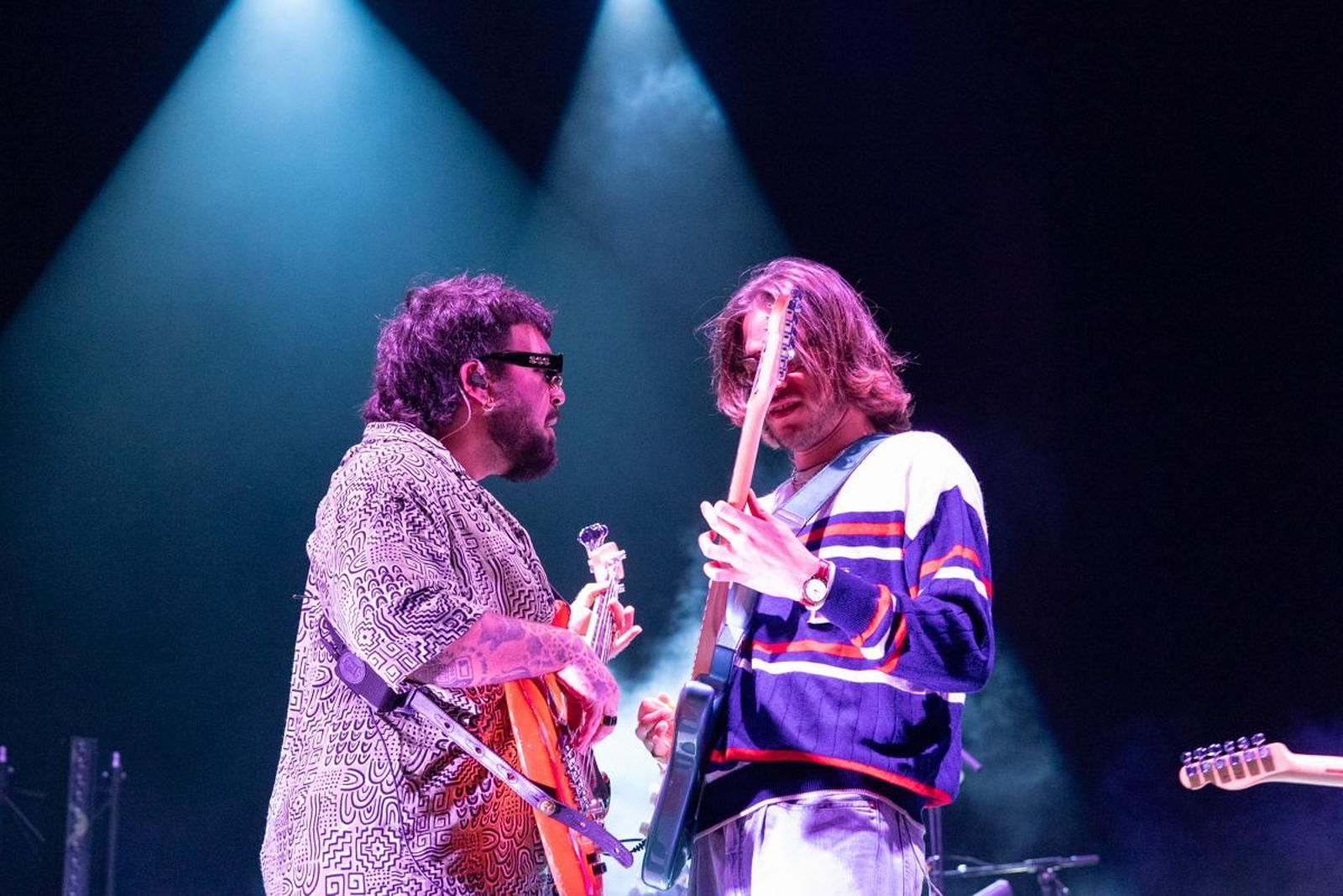 Feria de noche de San Lucas, Concierto de La Plazuela y La Mona Chita Rock, en imágenes