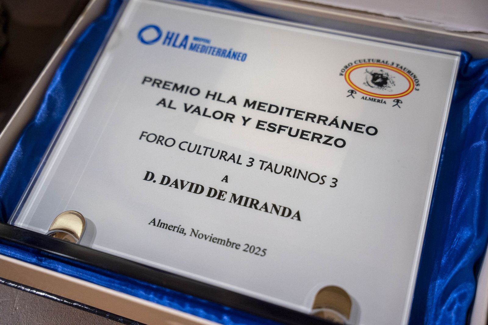 Pablo Aguado y David de Miranda, premiados en el Foro 3 Taurinos 3 de Almería