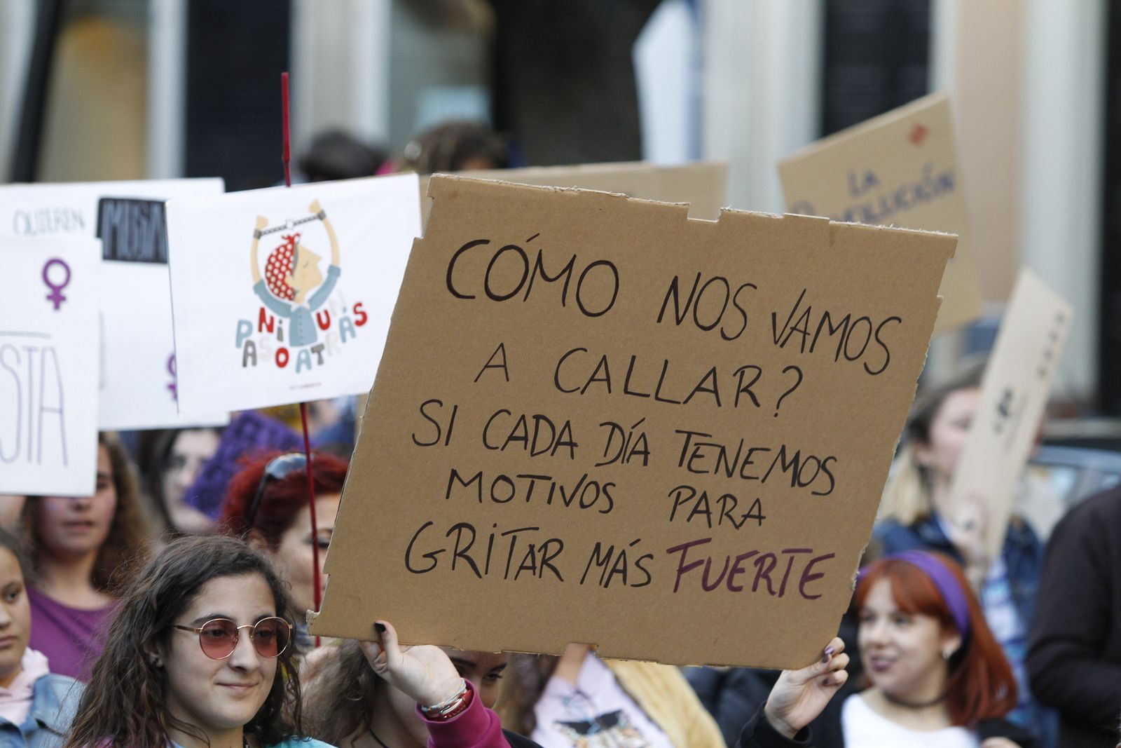 Fotogalería manifestación Día Internacional de la Mujer