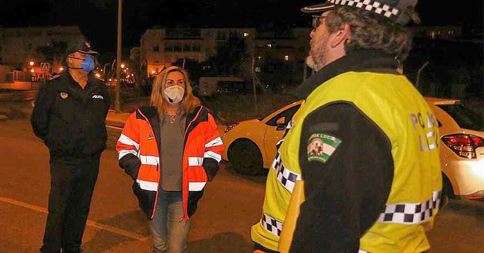 La concejala Marina Peris ,durante una inspección rutinaria.