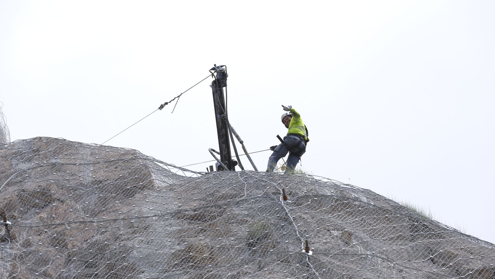 Fotogalería visita obras carretera El Cañarete-Almería-Aguadulce