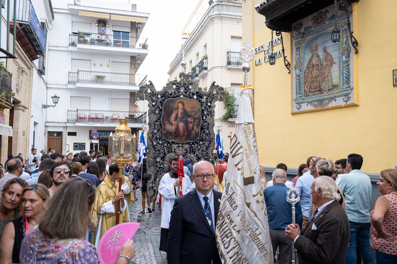 Las imágenes de la salida de la Divina Pastora de Santa Marina