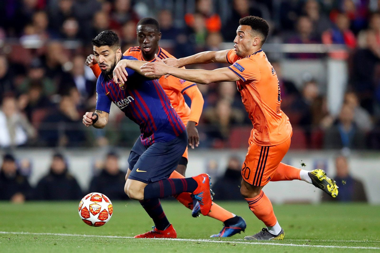 Las imágenes del Barcelona-Olympique de Lyon de Champions