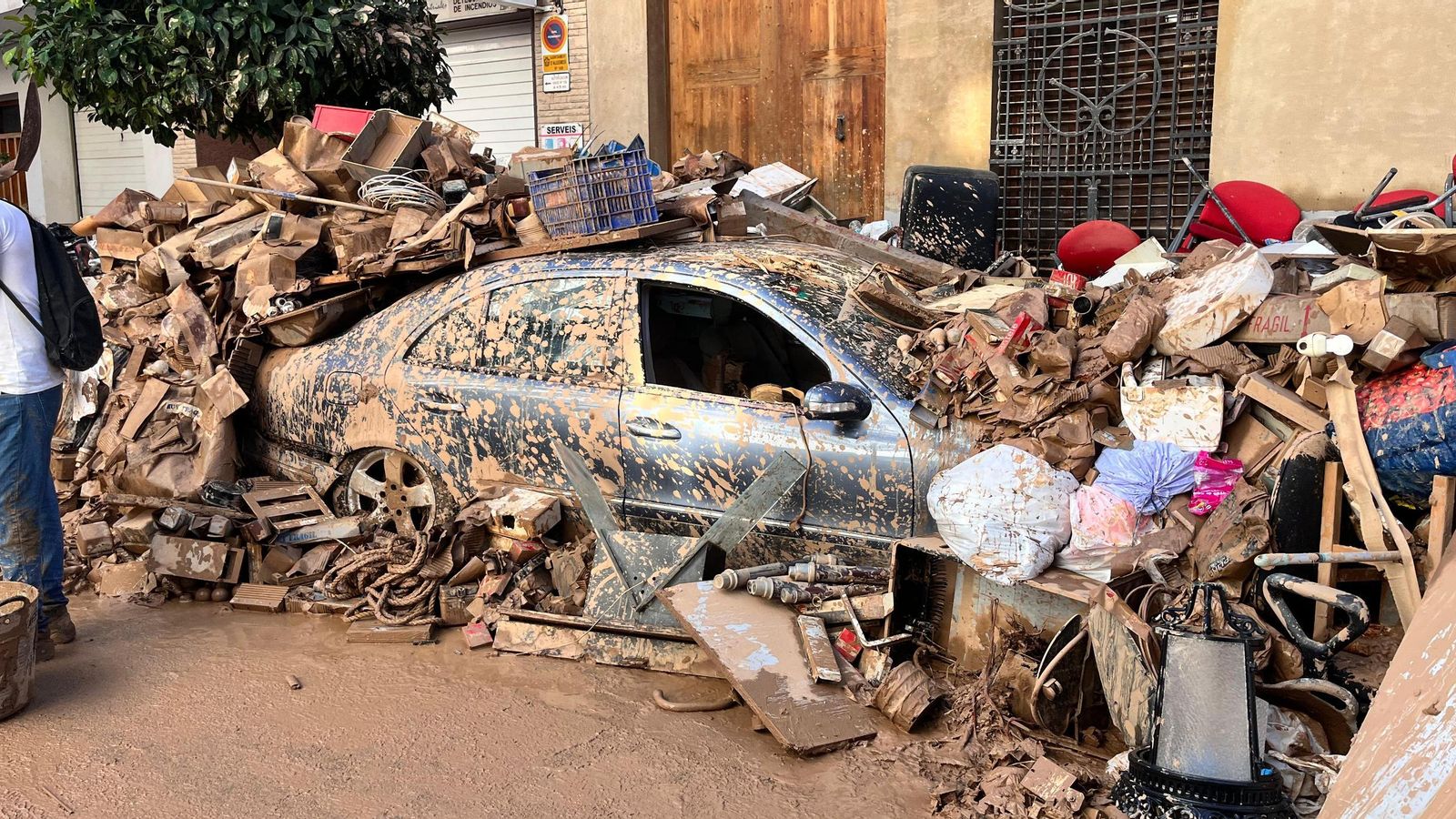 Destrozos ocasionados por la DANA en Algemesí