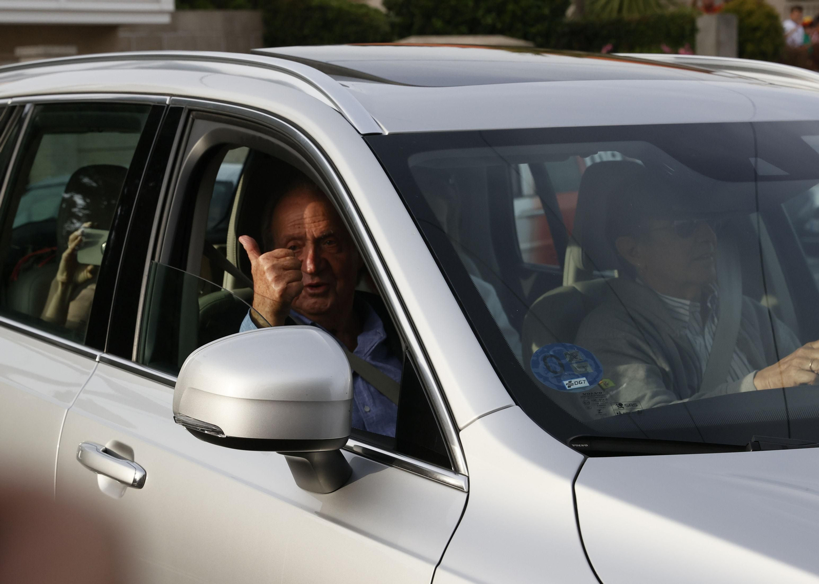 Las fotos del regreso del rey emérito a España