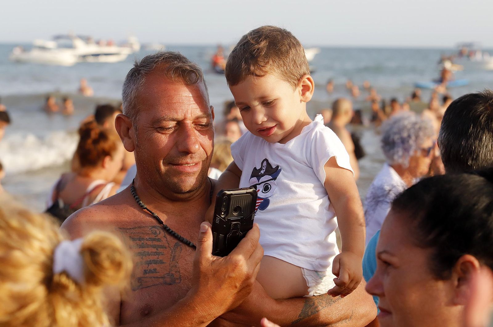 Imágenes de la procesión de la Virgen del Carmen en Punta Umbría