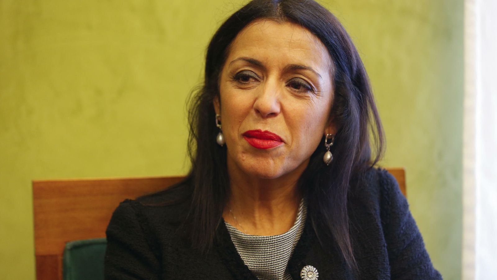 Marta Bosquet, en un momento de la entrevista