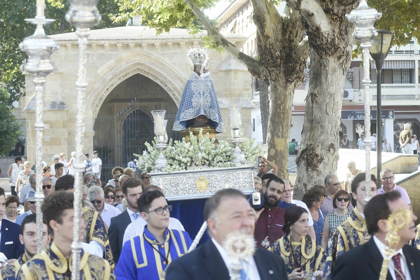 El primer traslado de la Fuensanta en el 25 aniversario de su Coronación, en fotografías