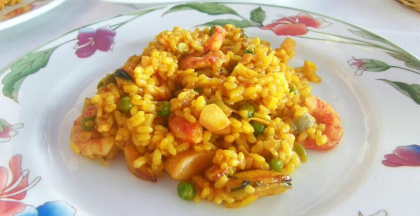 Un plato de arroz.