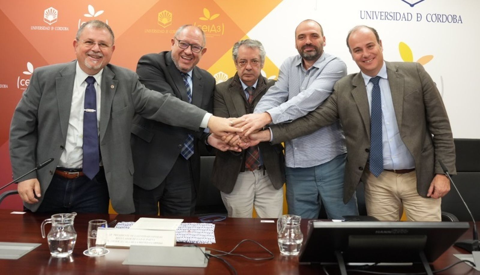 Rafael Moreno, Manuel Torralbo, Javier Alcalá, Carlos Enrique Fernández y Antonio Muñoz.