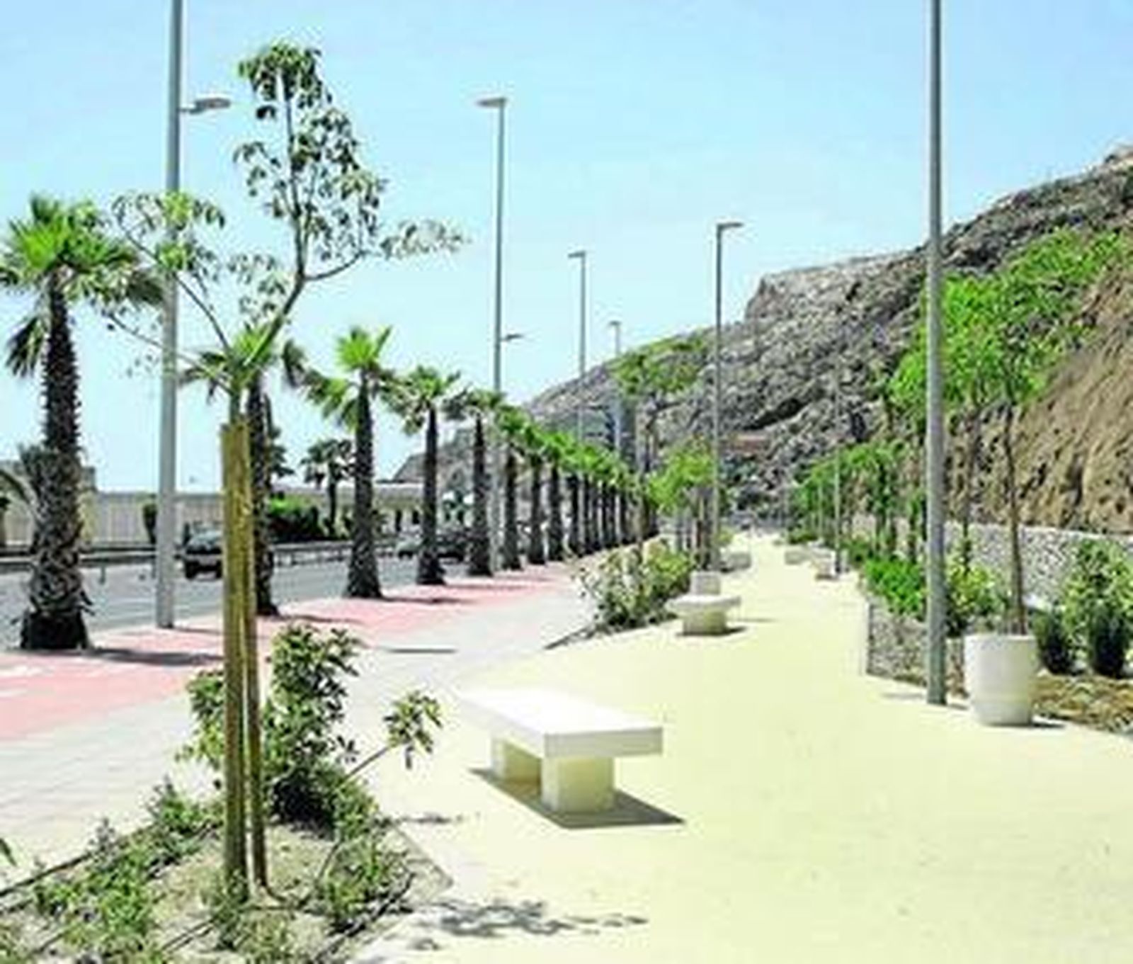 Una imagen del resultado de los trabajos en el tramo ya abierto.