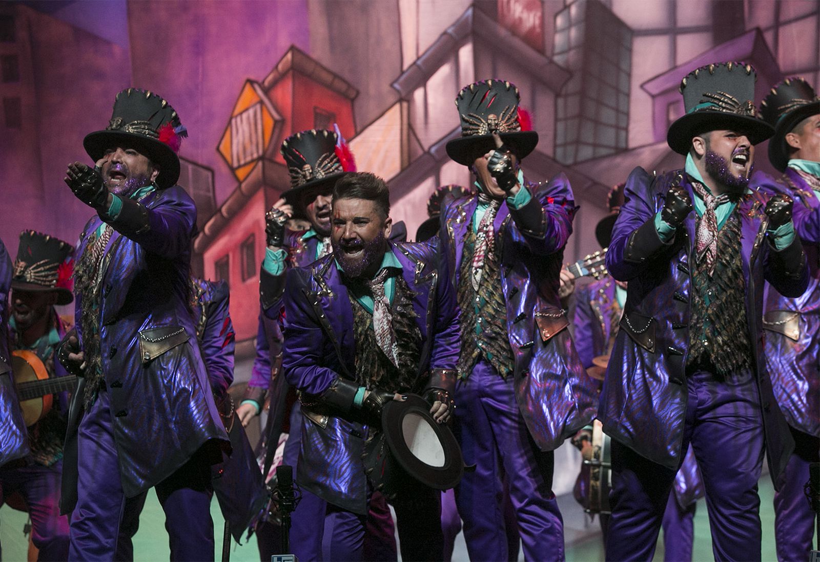 Las imágenes de la octava preliminar del Carnaval Colombino