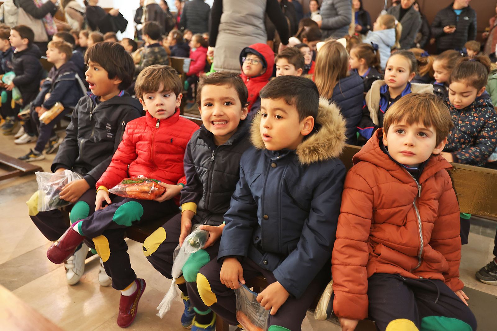 Imágenes de la visita de los niños del colegio Maristas a San Sebastián
