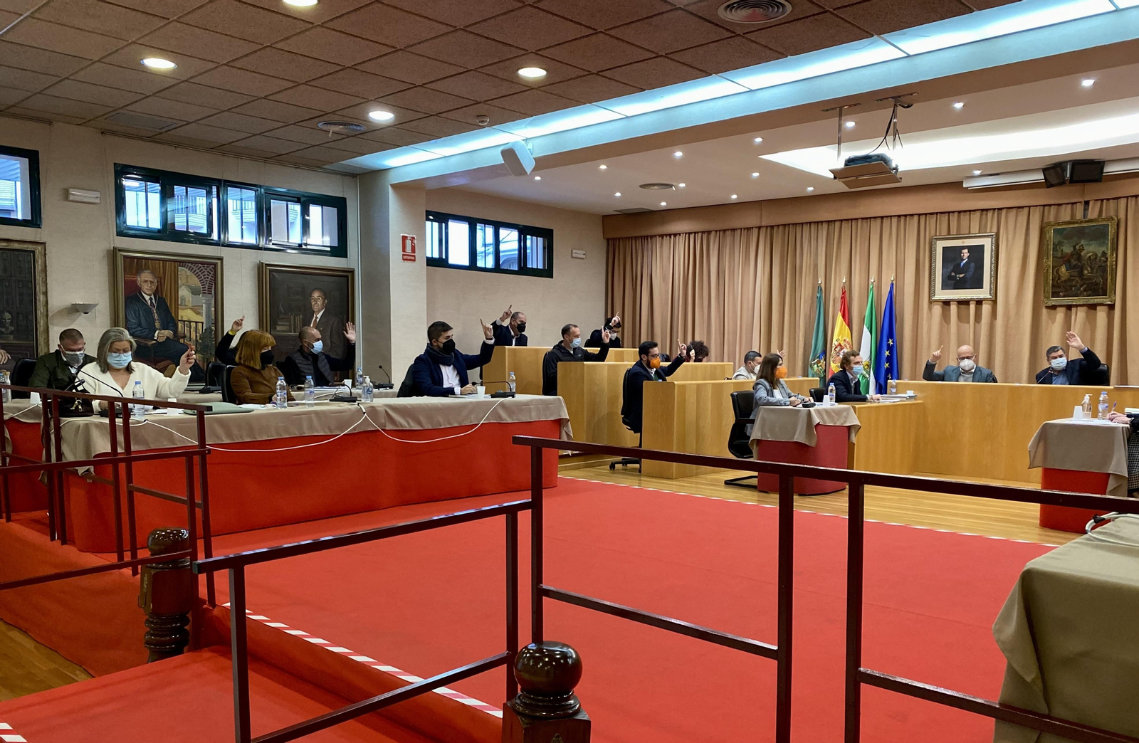 Votación del Presupuesto en el pleno extraordinario de Vélez-Málaga. Votación del Presupuesto en el pleno extraordinario de Vélez-Málaga.