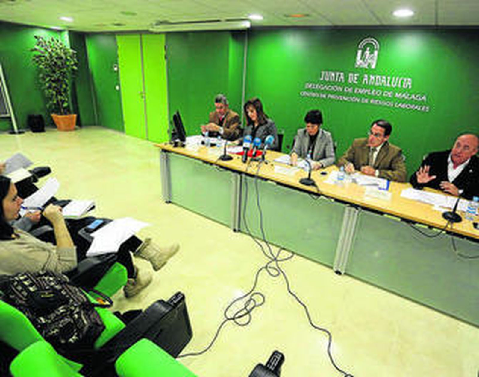 Un momento de la presentación ayer del balance del Sercla en 2012.