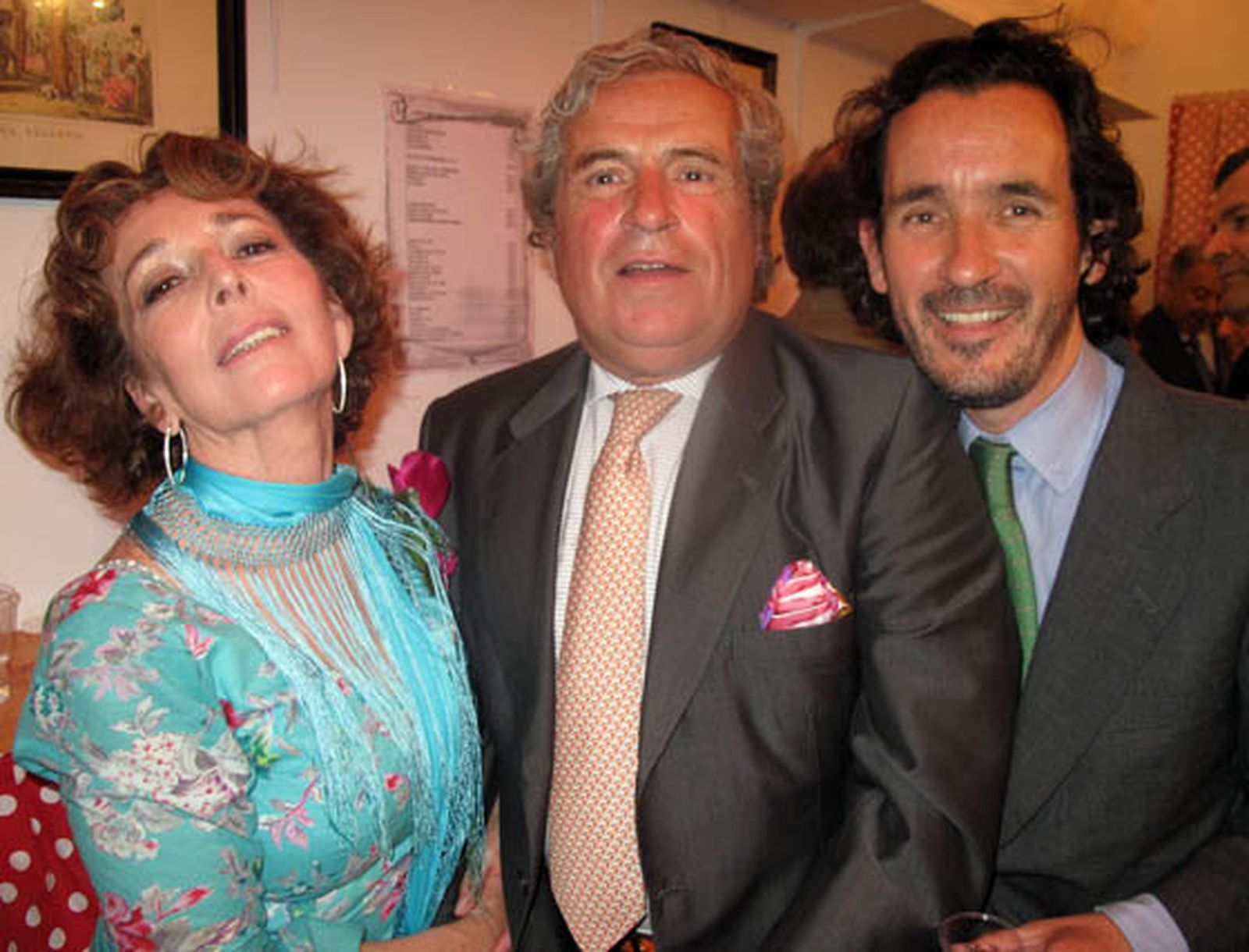 La marquesa de Torres de la Pressa, con Gregorio Fideo Chico y el empresario Nono del Barco.

Foto: Victoria Ramírez