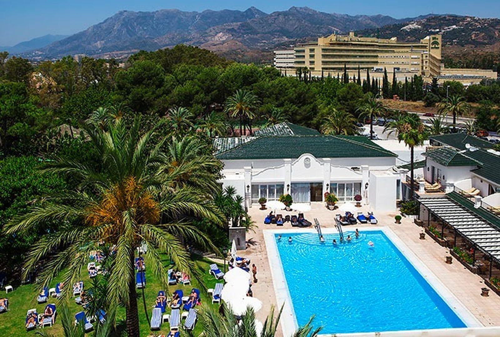 Vista aérea del hotel Los Monteros, en Marbella.