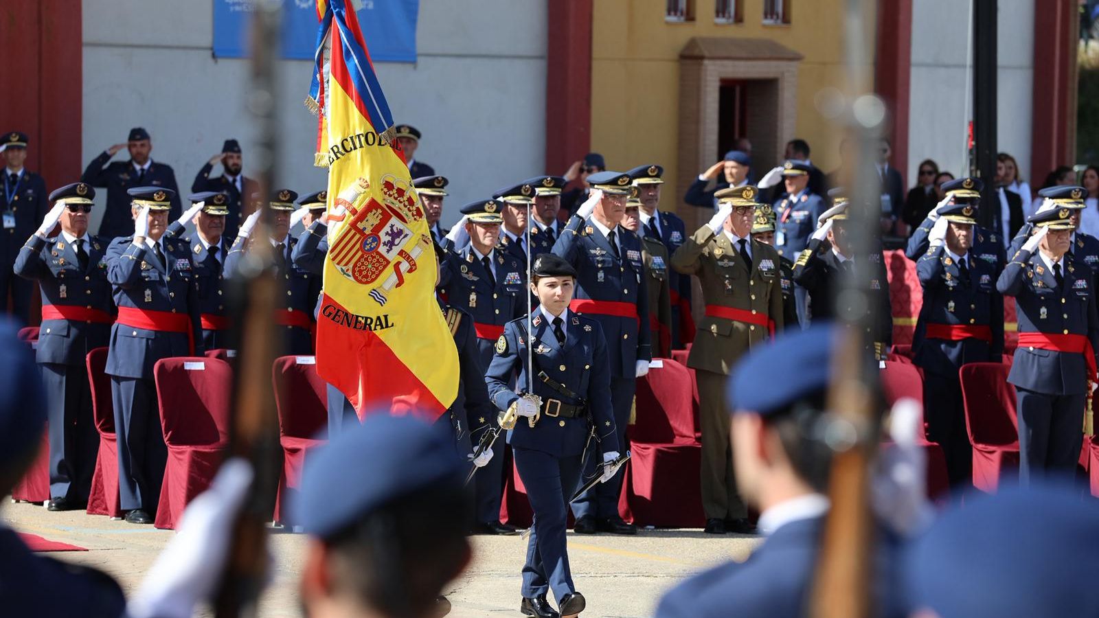 El acto militar de este martes estuvo cargado de solemnidad y simbolismo.