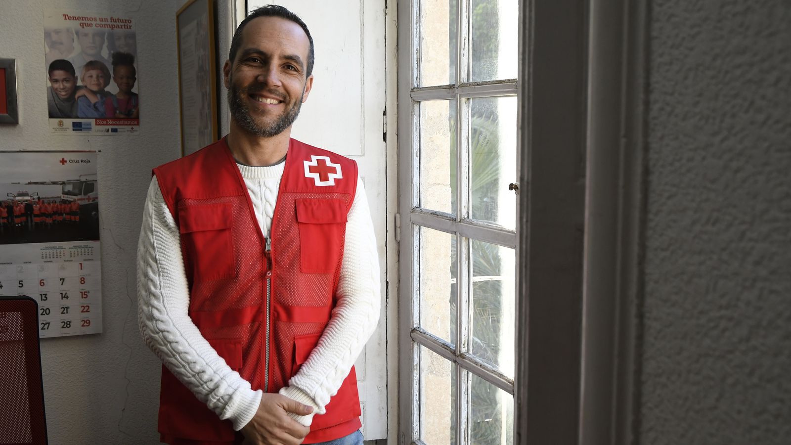 Francisco Vicente, coordinador de Cruz Roja en Almería.
