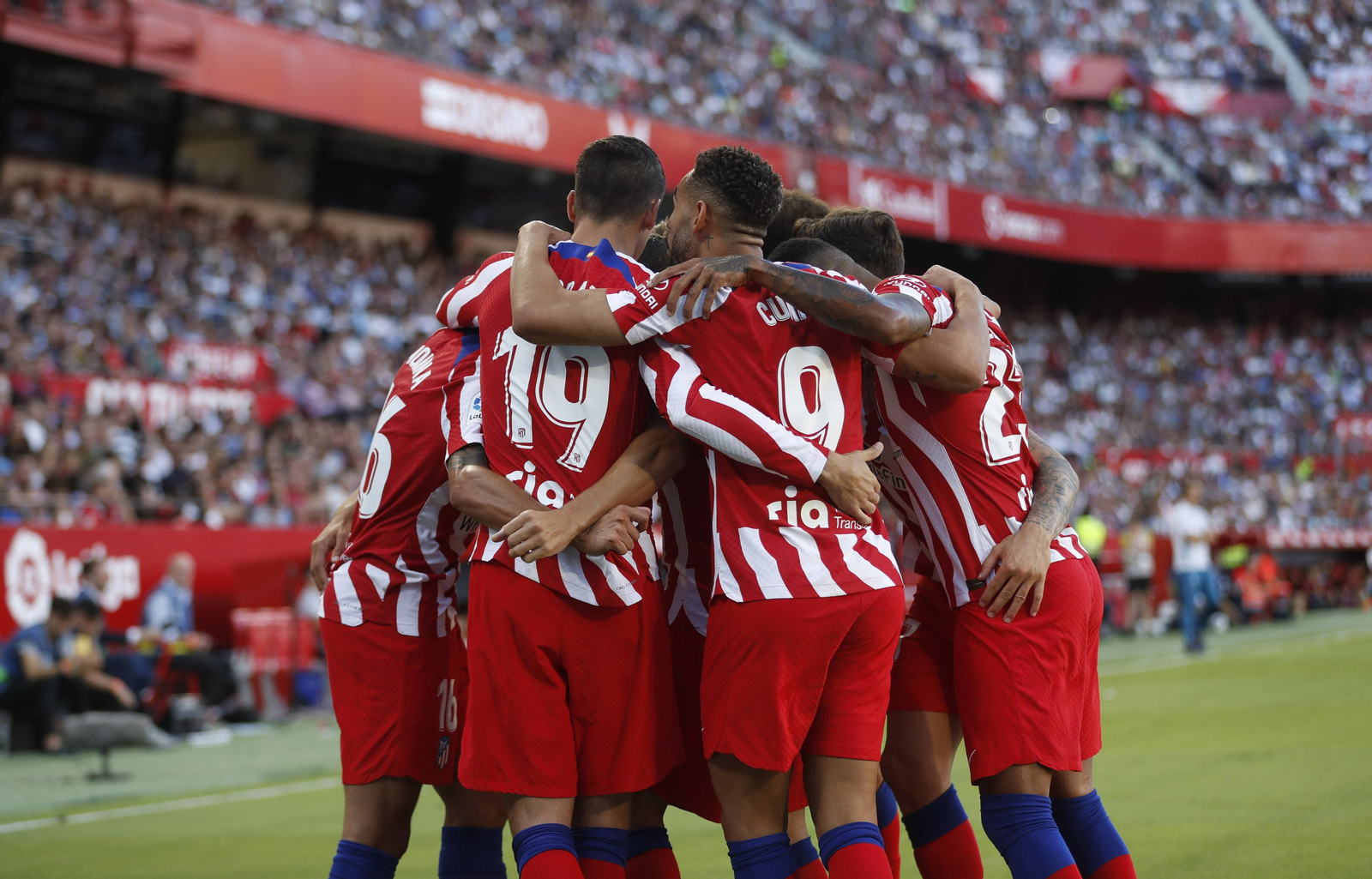 Las imágenes del Sevilla fc-Atlético de Madrid