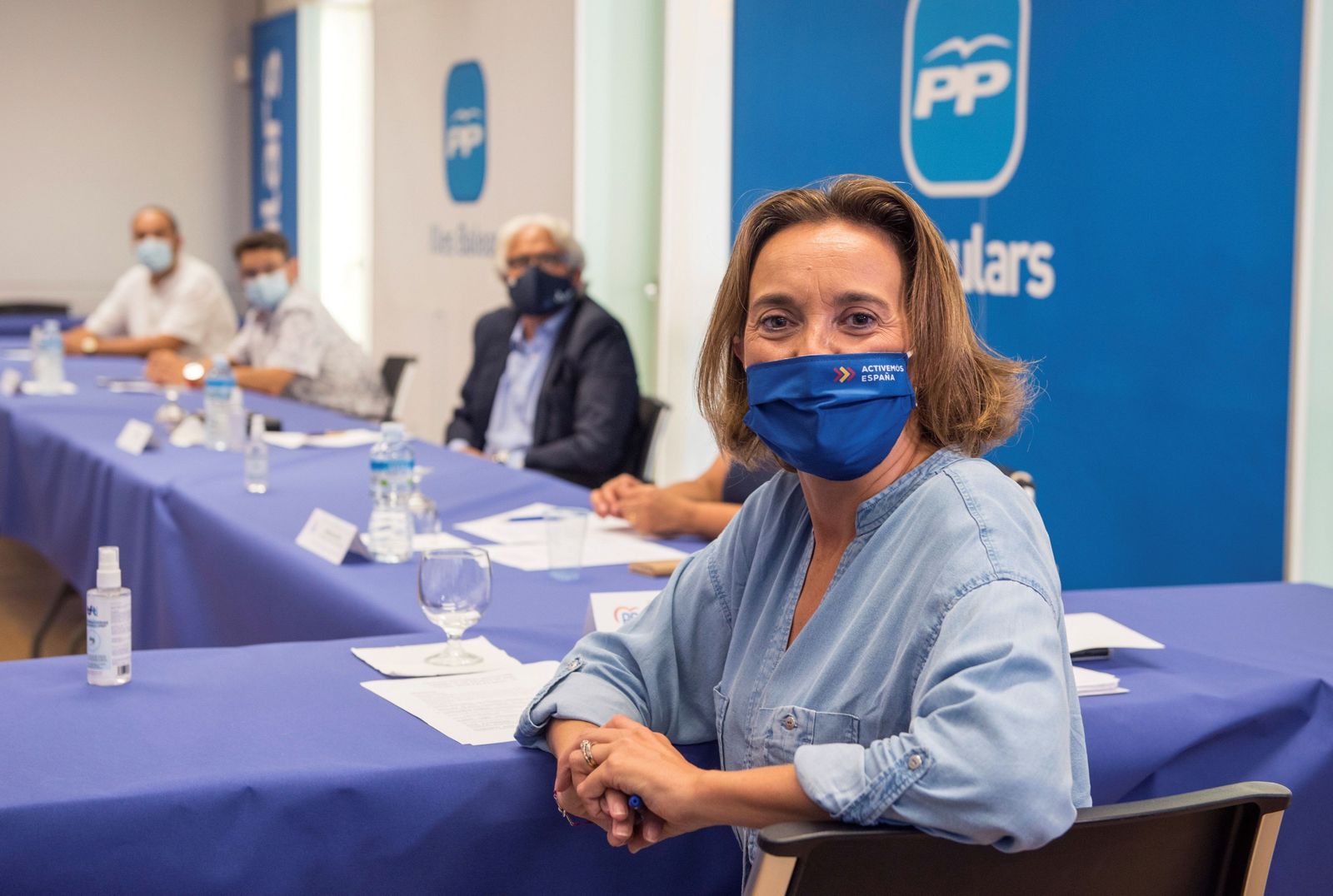 La portavoz del Grupo Popular, Cuca Gamarra, en un acto del PP balear el jueves en Palma.
