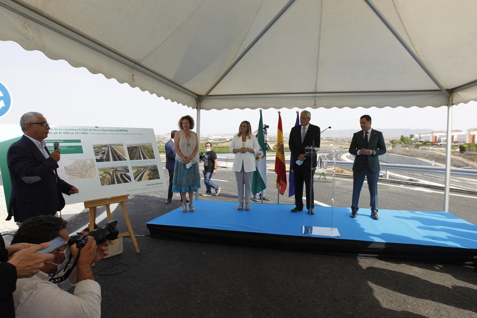 Fotogalería inauguración desdoble Carretera A-352 Vera-Garrucha
